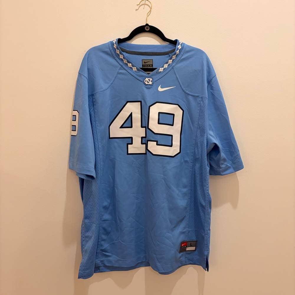 Nike Official Carolina Tar Heels Jersey #49 Julius Peppers Size Large
